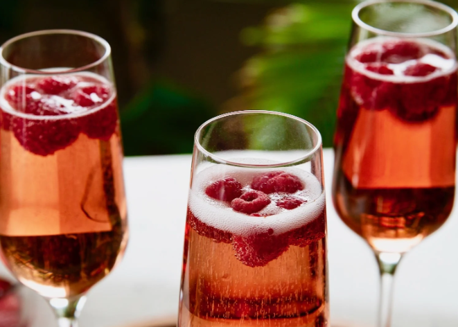 Raspberry Kir Royal Champagne